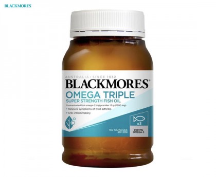 Blackmores 澳佳宝 3倍高深度深海鱼油软胶囊 150粒